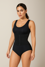 SculptZip™ Bodysuit Shapewear Waist Belt – Tummy Control Corset Top