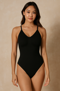 FlexForm™ Seamless Shapewear Bodysuit – Racerback Compression Top