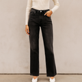 Isadora™ Mid Waist Long Denim Pants