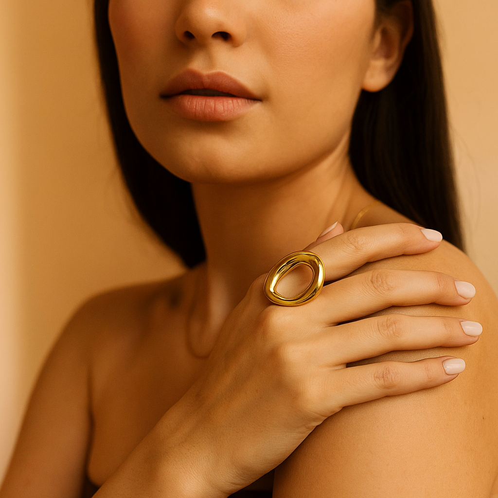 Aurelia™ 18K Gold Chunky Rings