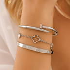 Isadora™ Gold Floral Bangles