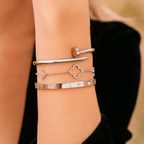 Isadora™ Gold Floral Bangles