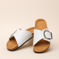 Amara™ Buckle Strap Flat Slippers