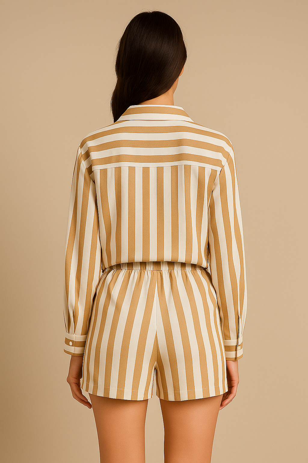 Isadora™ Striped Blouse Shirt Set