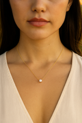 Celina™ Solitaire Diamond Gold Necklace