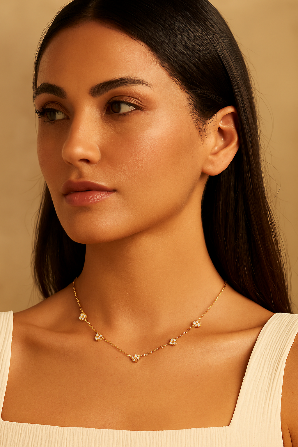 Serenya™ Diamond Clover Necklace
