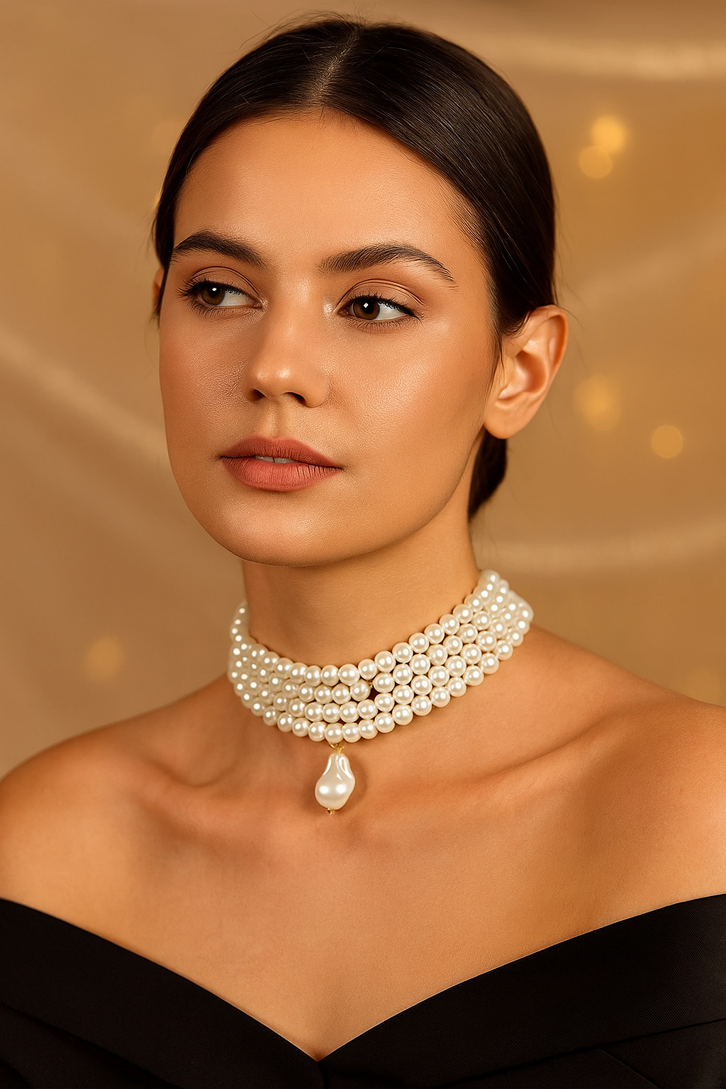Celeste™ Layered Pearl Choker