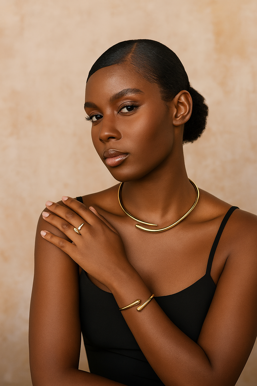 Valencia™ Open Necklace, Bangle & Ring Set