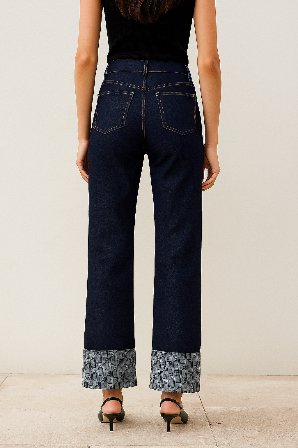 Isadora™ High Waist Straight Leg Jeans