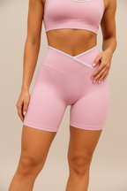 ProbyVC™ Cross Waist High-Waisted Shorts
