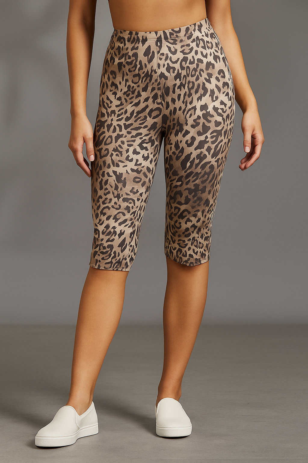 Serenya™ Leopard Print 3/4 Leggings