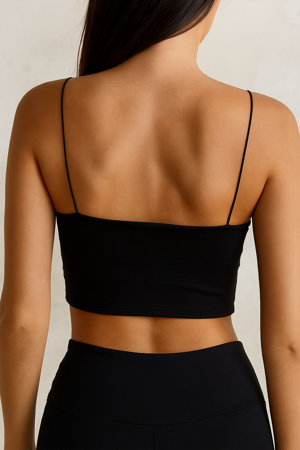 Serenya™ Sleeveless Cut Out Strap Crop Top