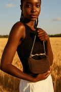 Aurelia™ Half Moon Woven Bag