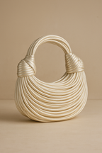 AuréaKnot™ Gold Handwoven Bag