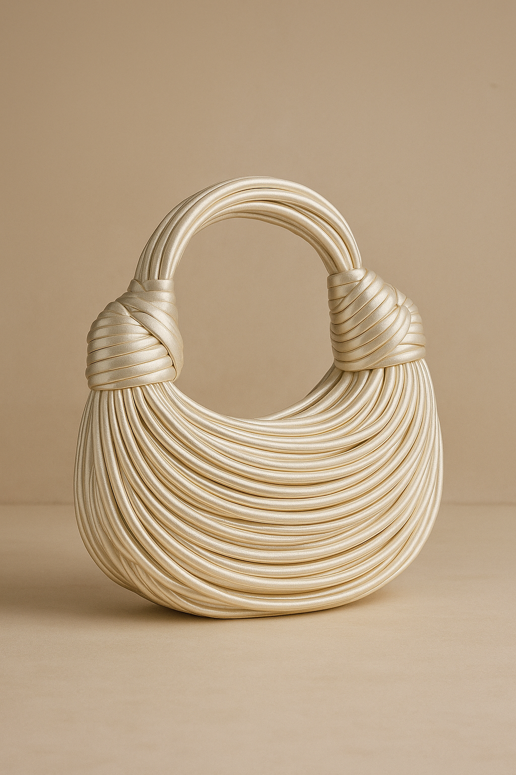 AuréaKnot™ Gold Handwoven Bag