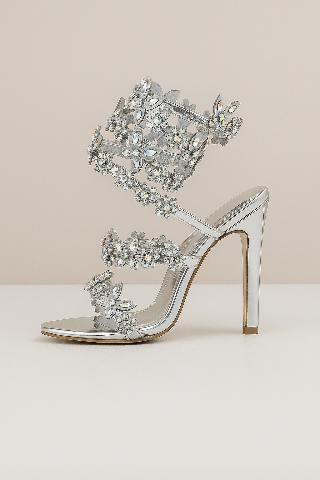 Serenya™ Diamond Floral Heels