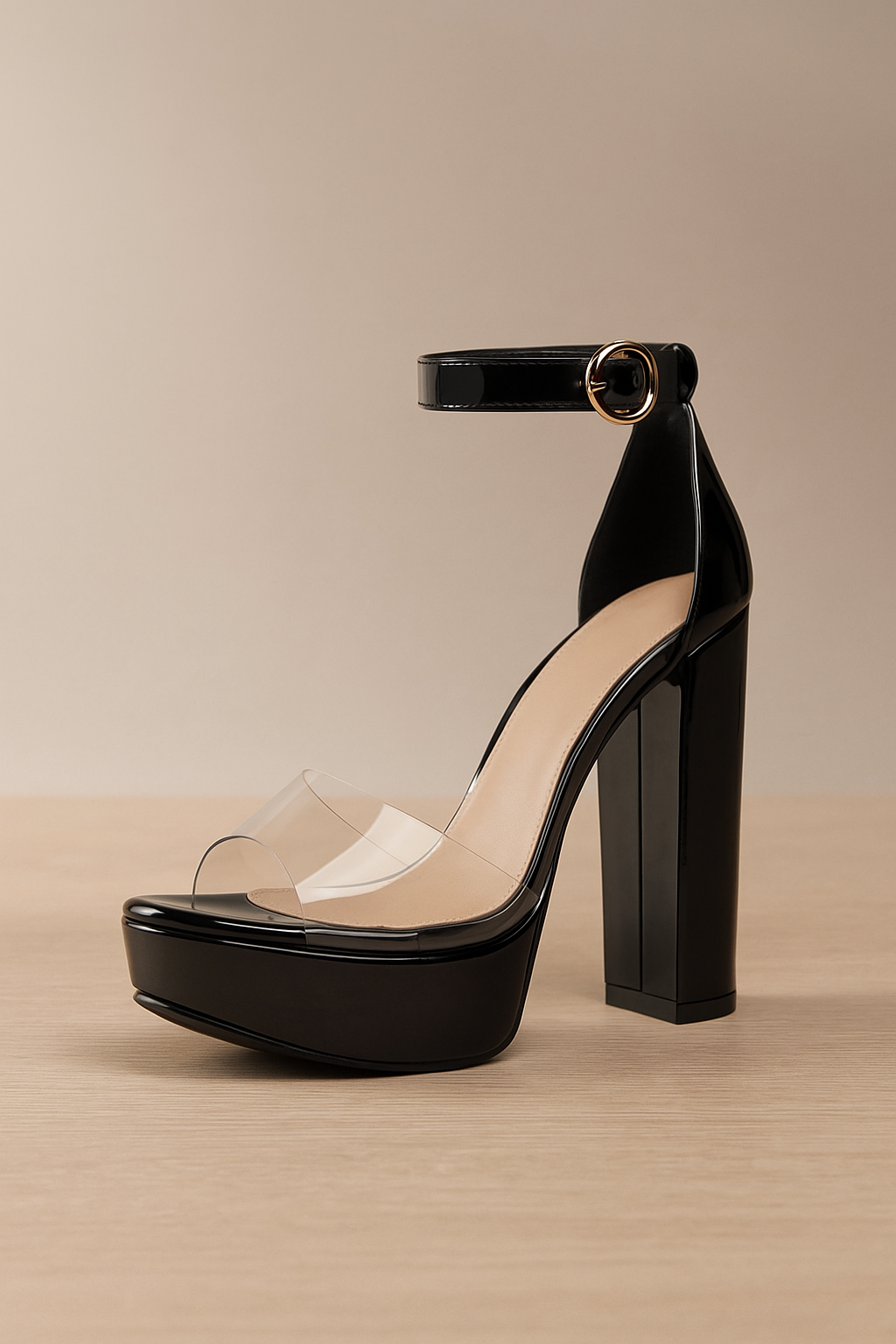 LunaStrut™ Platform Ankle Strap Heels