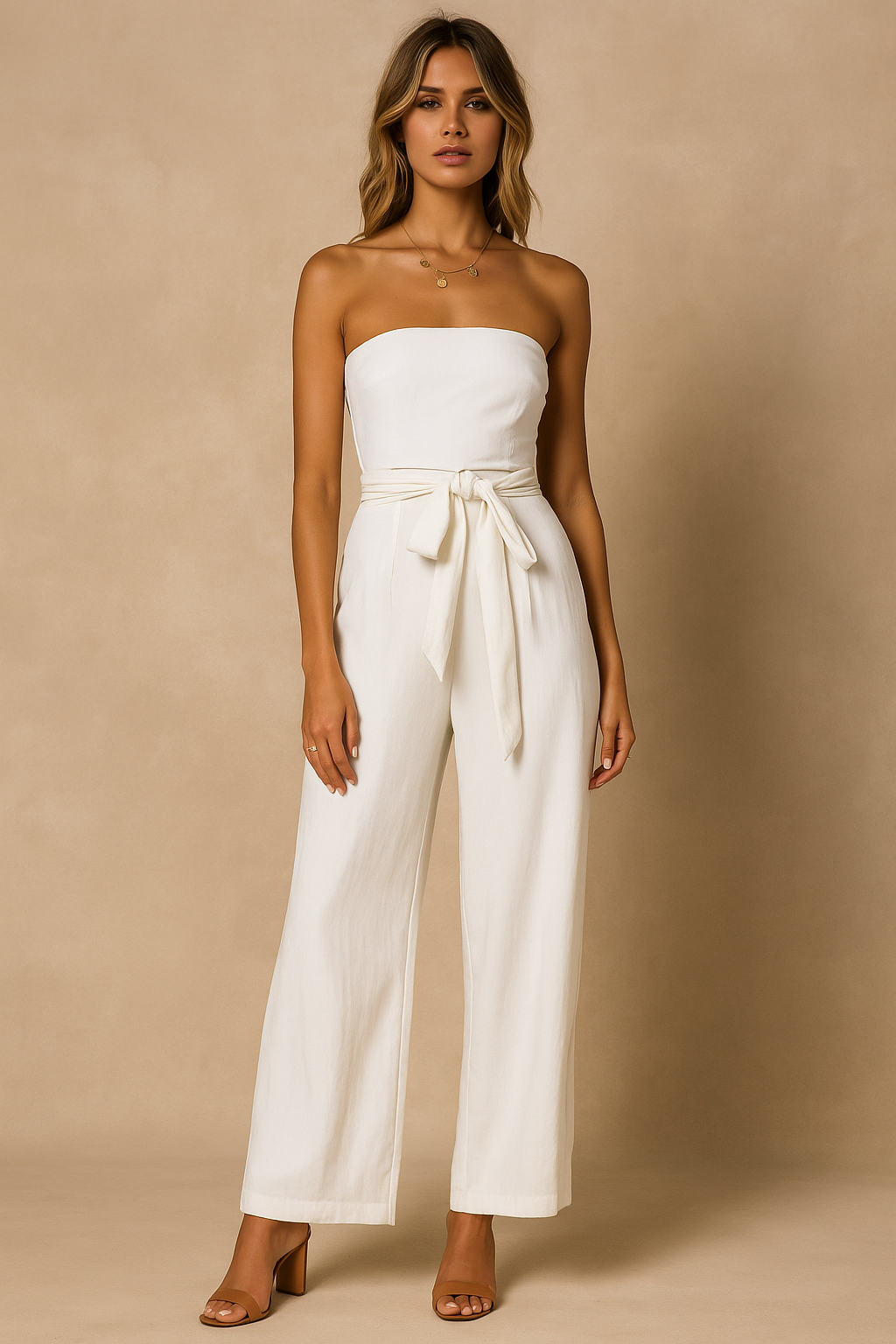Aurelia™ Off Shoulder Sleeveless Jumpsuit