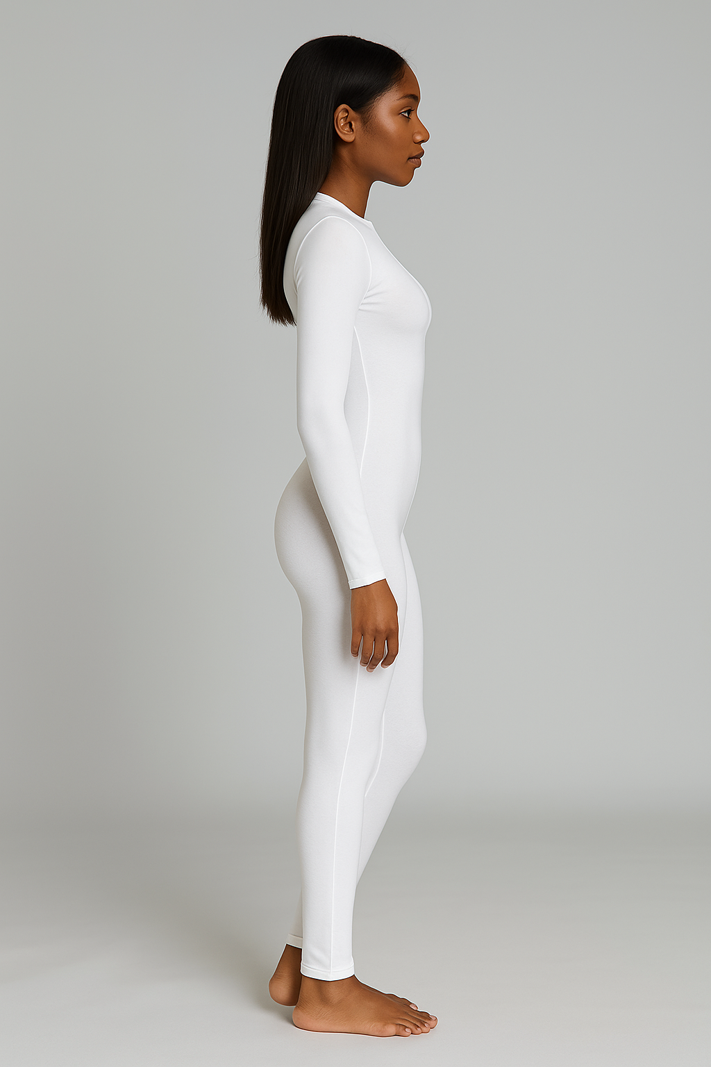Celestia™ Long Sleeve Zipper Bodysuit