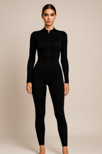 Celestia™ Long Sleeve Zipper Bodysuit