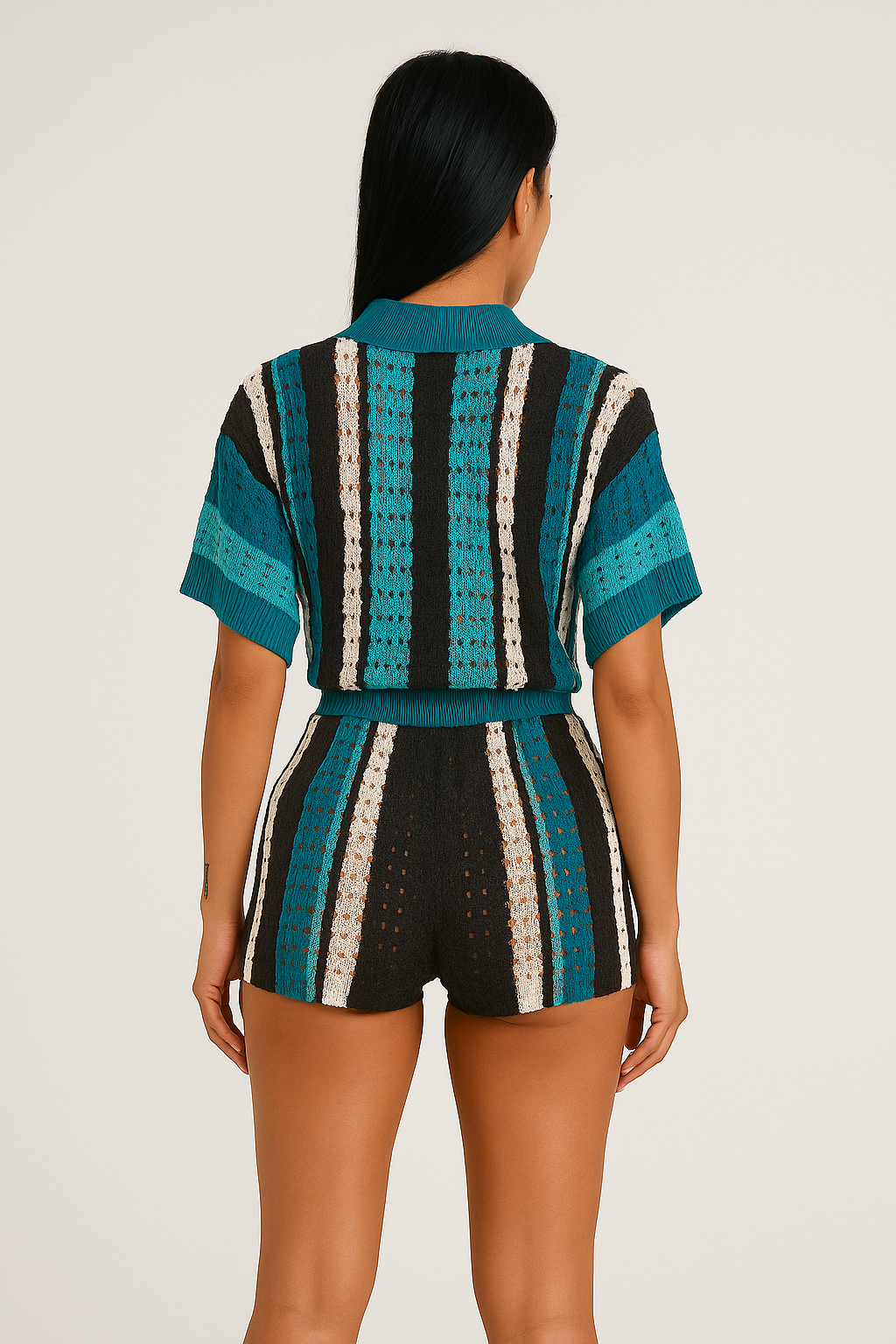 Aurelia™ Knit Shirt & Short Set