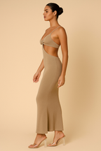 Celina™ Sleeveless Hollow Out Maxi Dress