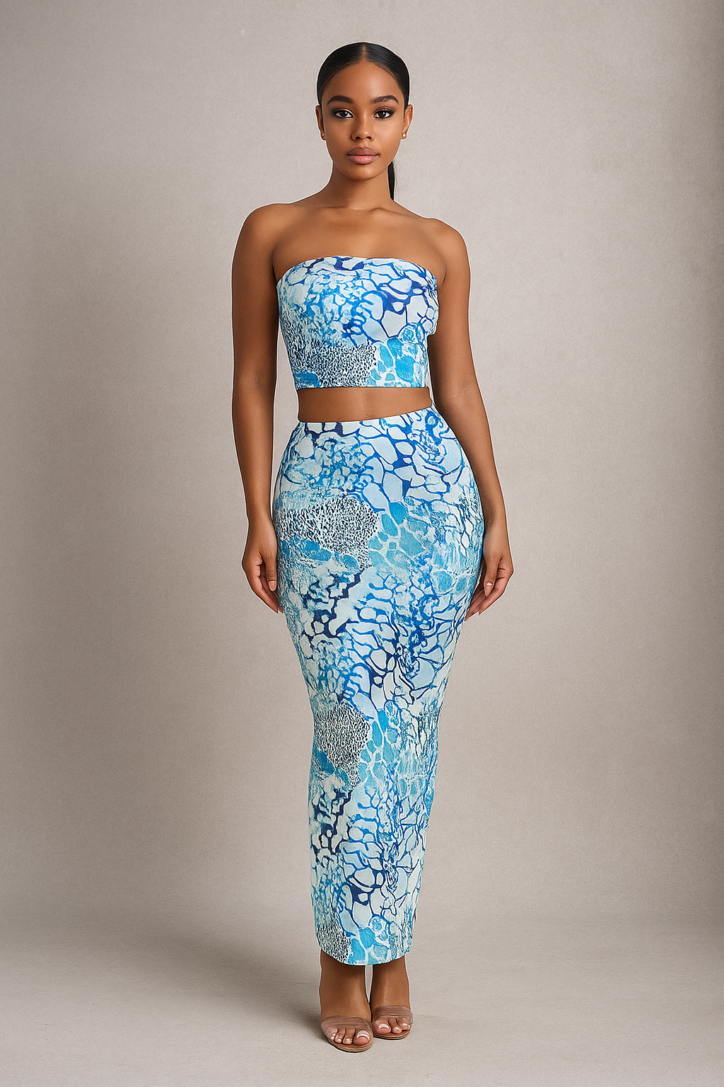 Serenya™ Strapless Top & Maxi Skirt Set