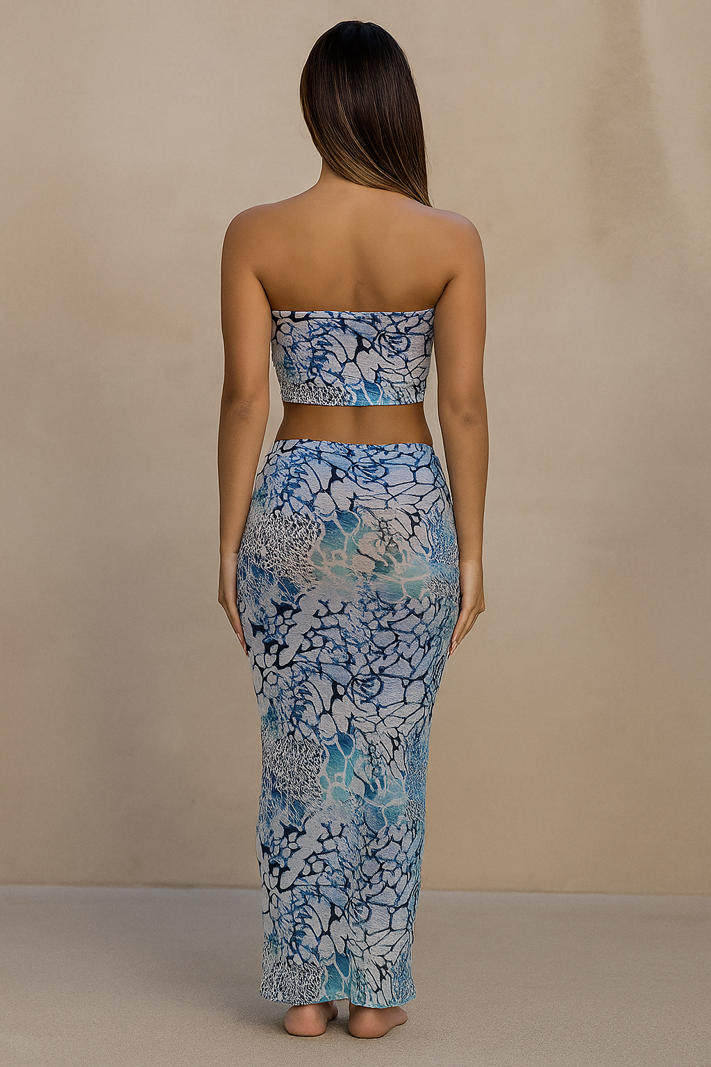 Serenya™ Strapless Top & Maxi Skirt Set