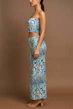 Serenya™ Strapless Top & Maxi Skirt Set