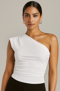 Aurelia™ Asymmetric One Shoulder Crop Top