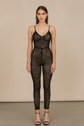 Isadora™ Leopard Print Backless Jumpsuit