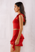 Celestia™ Bandage Top & Tassel Skirt Set