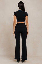 ProbyVC™ Crop Top & Flare Pants Set