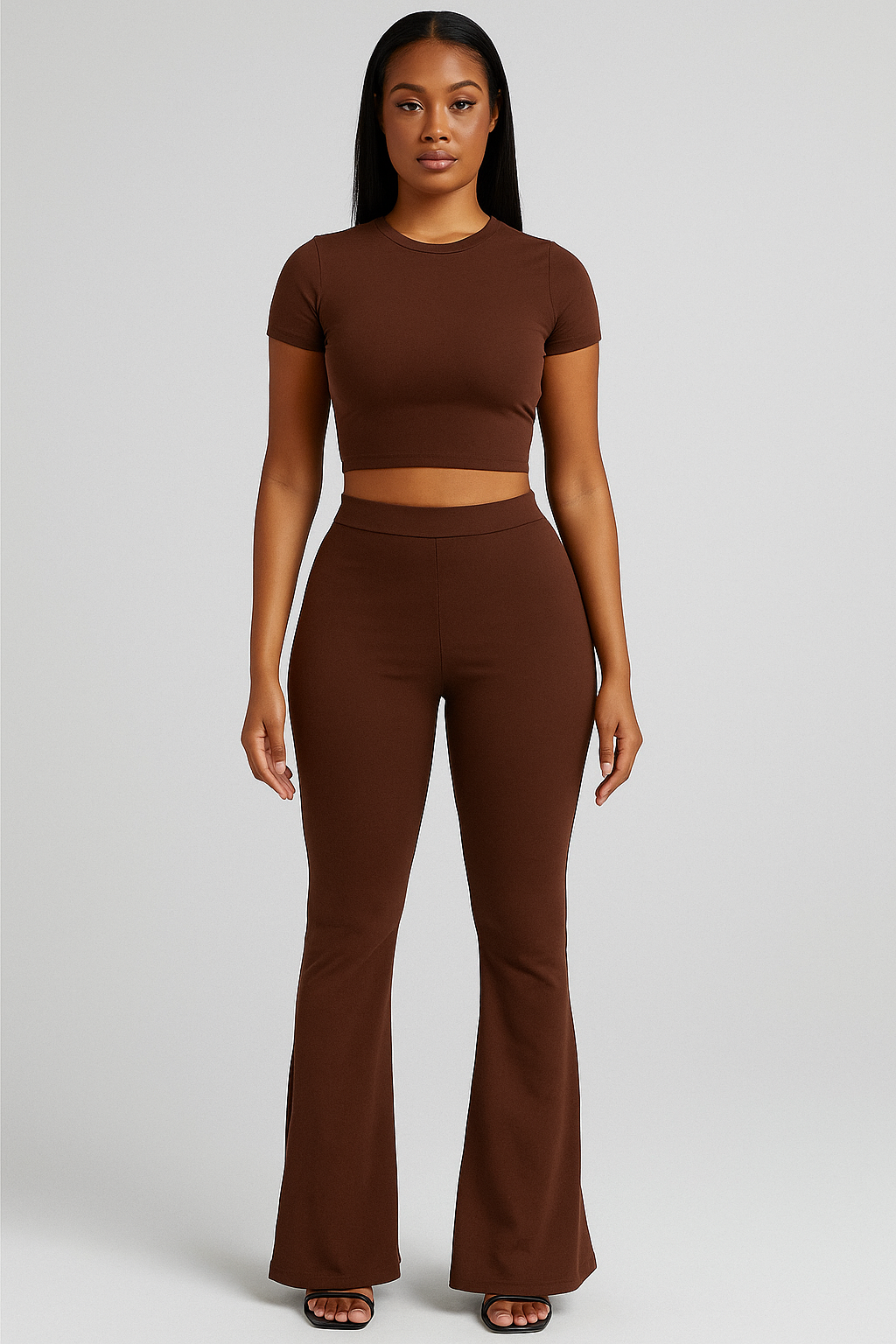 ProbyVC™ Crop Top & Flare Pants Set