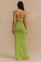 Serenya™ One Shoulder Top & Long Skirt Set