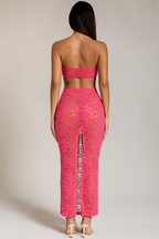 Valencia™ Lace Embroidered Top & Skirt Set