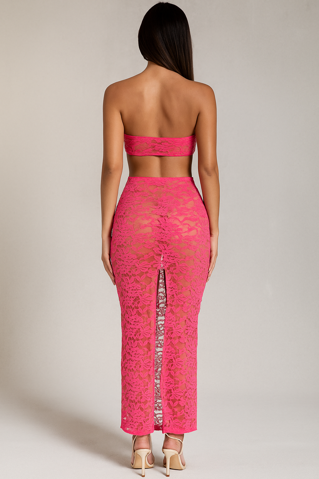 Valencia™ Lace Embroidered Top & Skirt Set