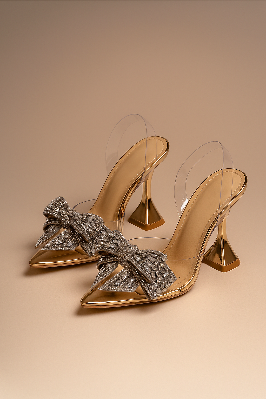 Novara™ Diamond Sequined Bowknot Heels