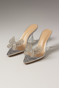 Evelora™ Diamond Butterfly Pointed Toe Heels