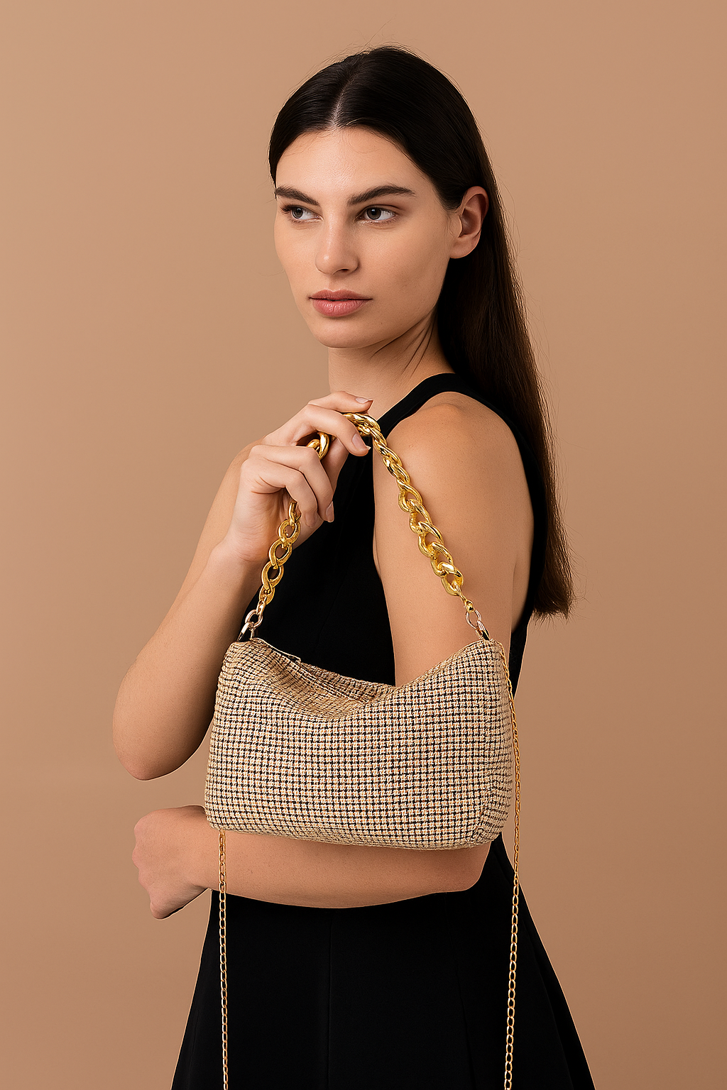 Aurelia™ Diamond Detail Chain Handbag