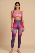 ProbyVC™ Printed Gradient Top & Leggings Set