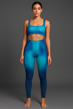 ProbyVC™ Printed Gradient Top & Leggings Set