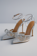 Aurelia™ Diamond Bow Knot Pointed Toe Heels