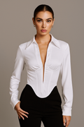 Aurelia™ Deep Neck Long Sleeve Shirt