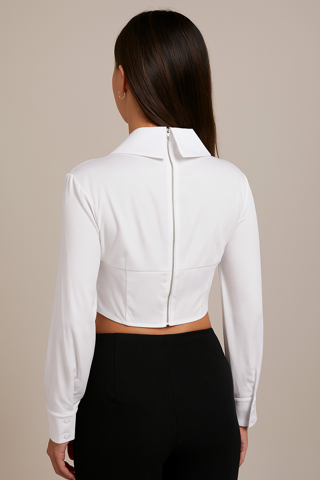 Aurelia™ Deep Neck Long Sleeve Shirt