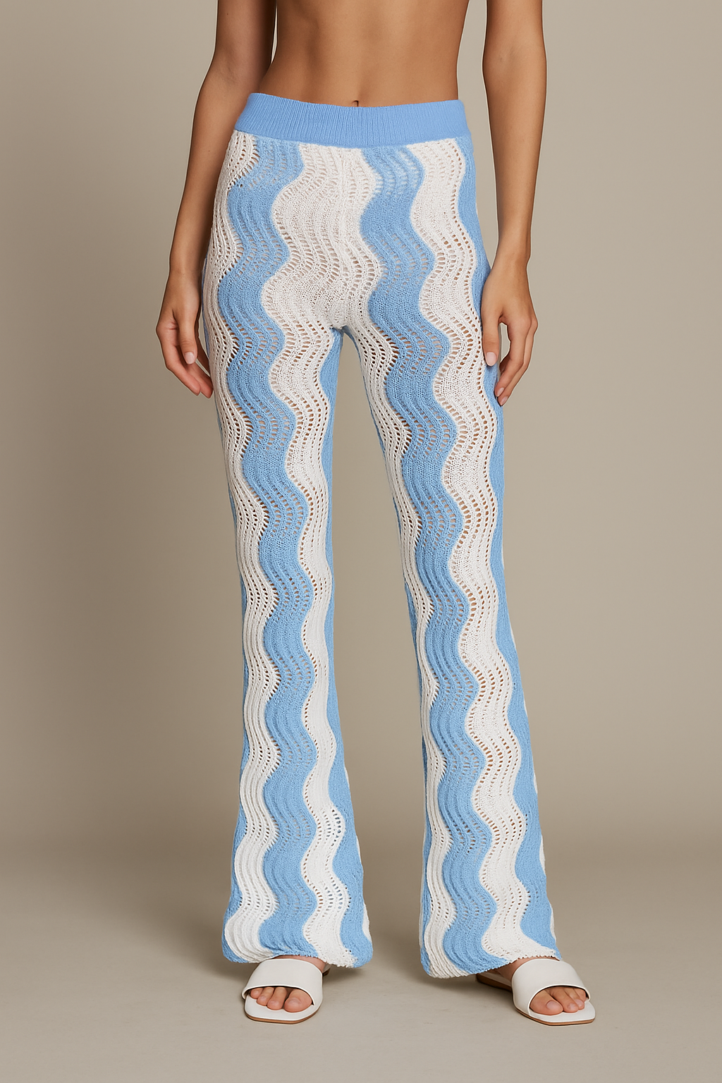 Celestia™ High Waist Knitted Trousers