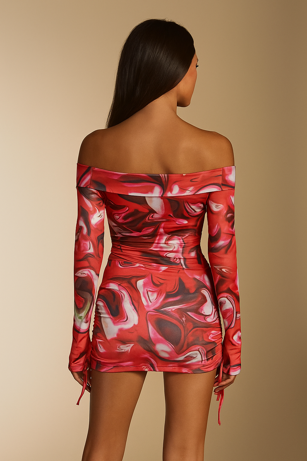 Aurelia™ Long Sleeve Cut Out Top & Skirt Set