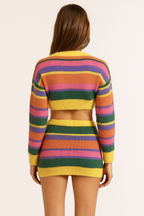 Serenya™ Knitted Crop Top & Mini Skirt Set