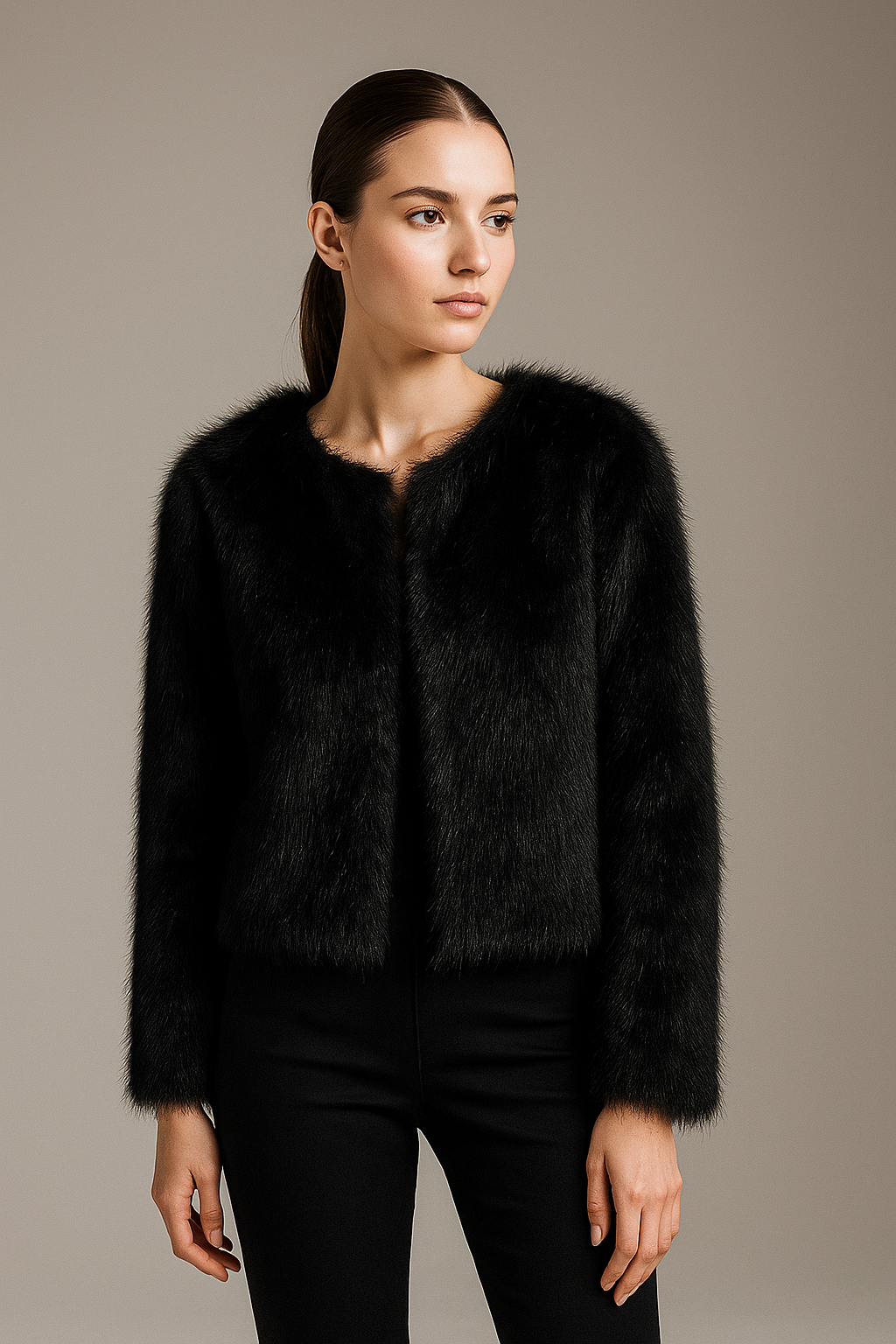 Isadora™ Cropped Fur Coat