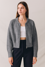 Celina™ Knit Zipper Cardigan